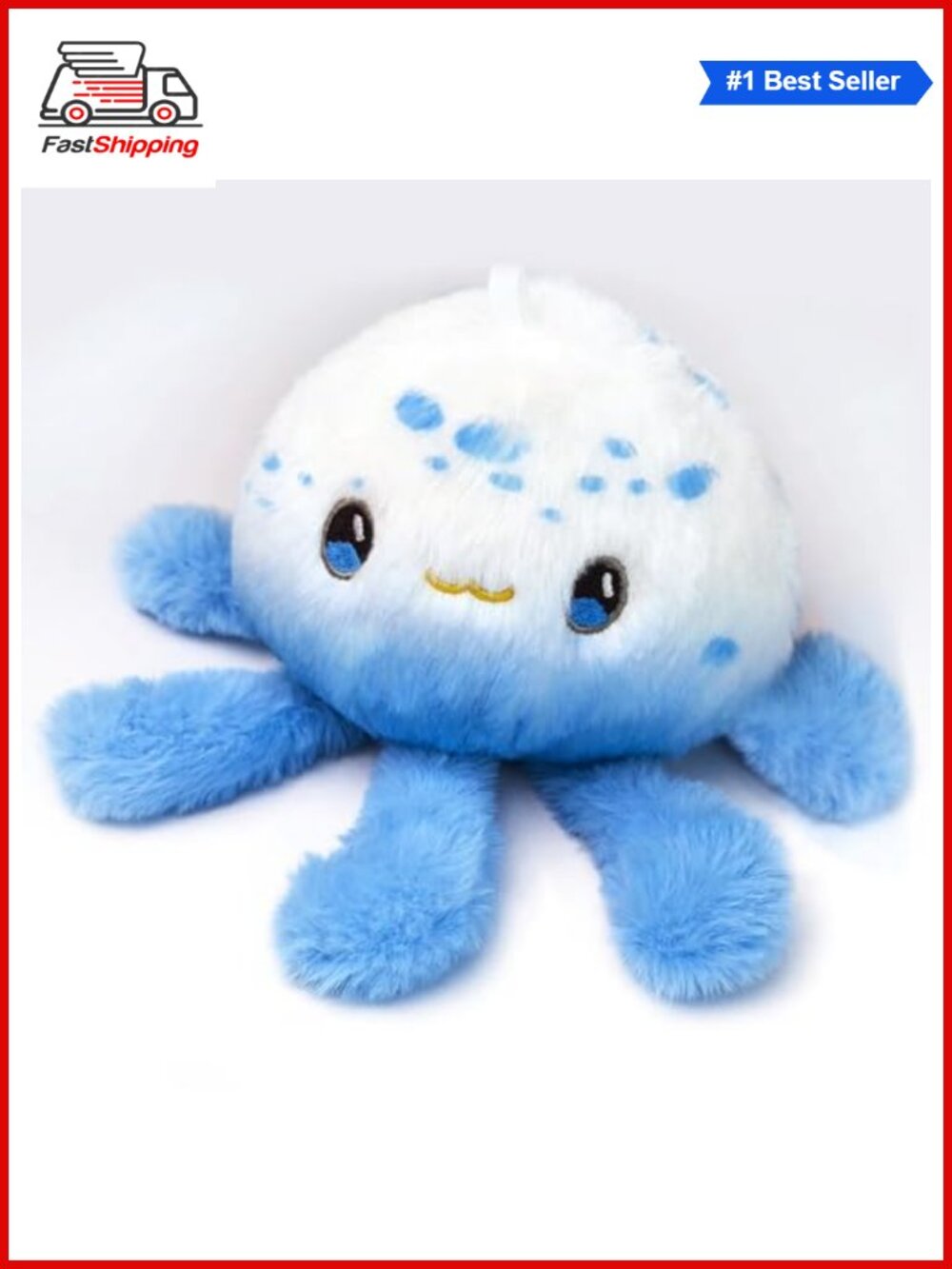 Jellyfish Plush Toy Soft Stuffed Ocean Animal 8.66in Decor Gift